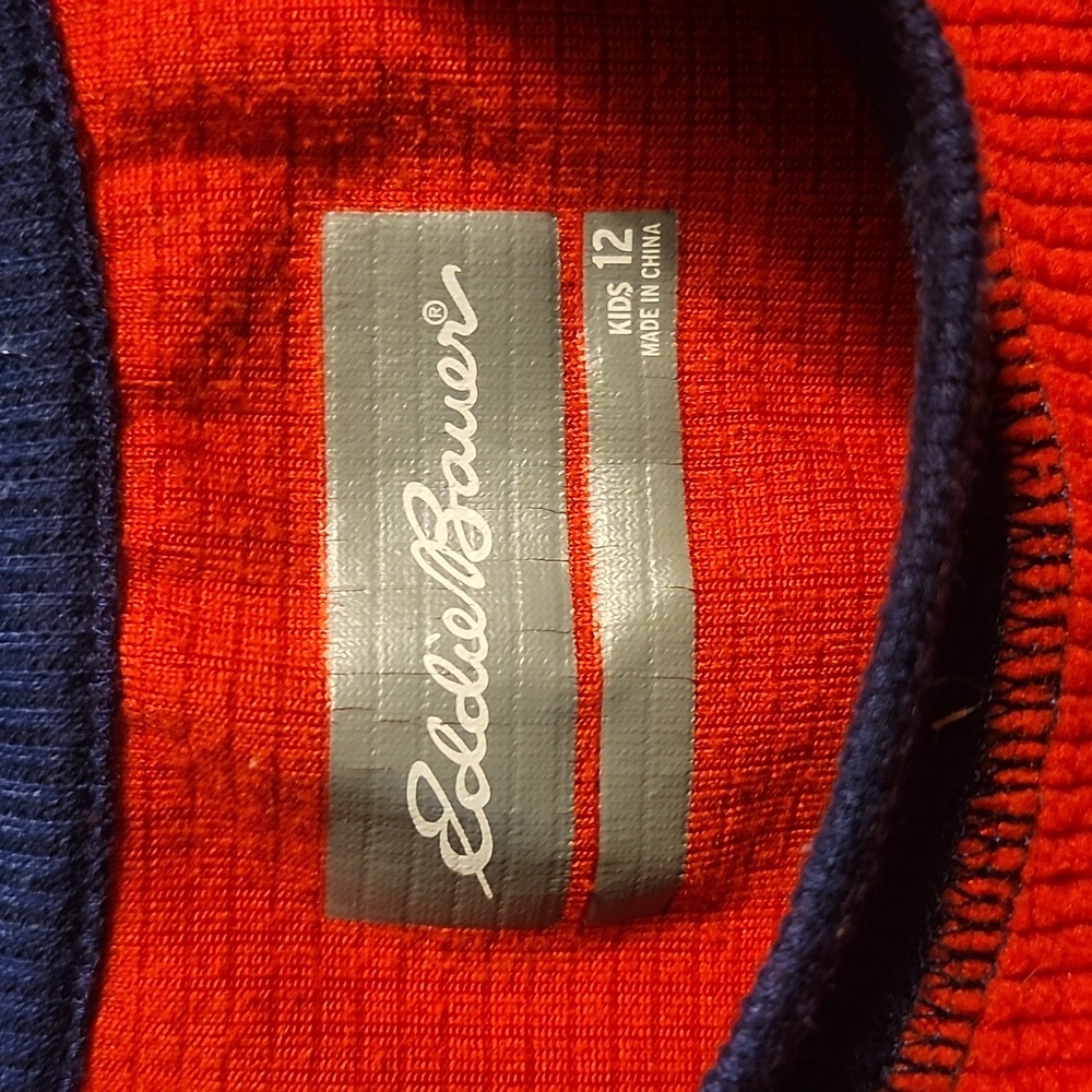 Eddie Bauer Kids 2pc Fleece Pj's Sz 12 - Picture 3 of 5